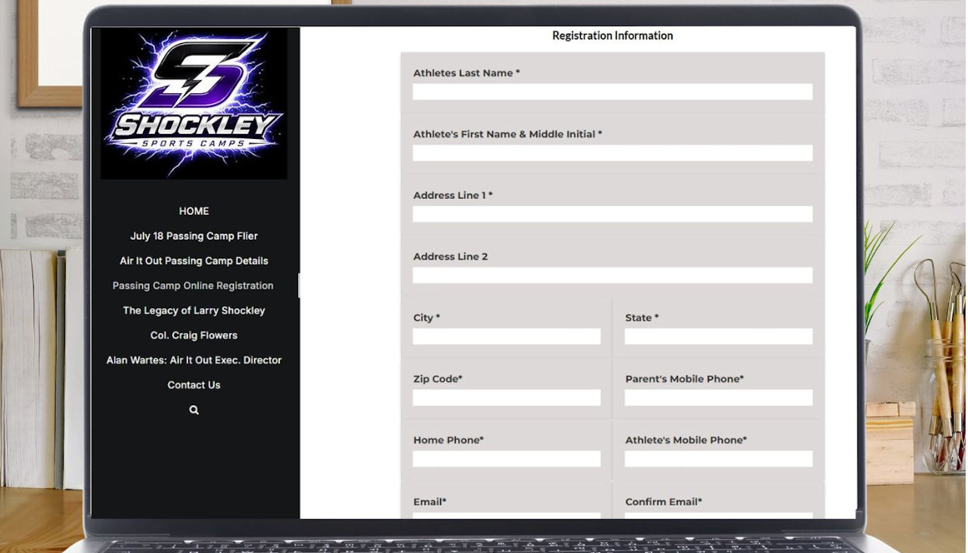 Shockley Sports Camps Online Registration